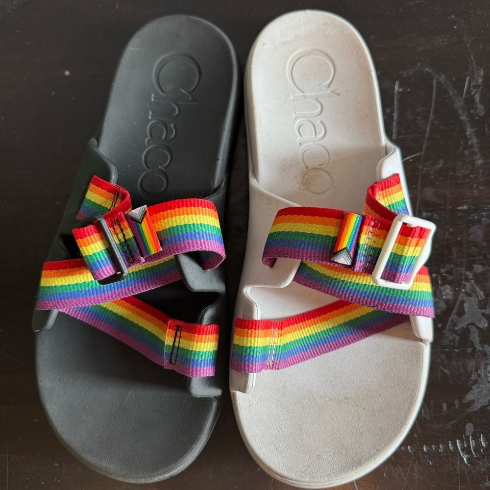 Limited Chaco Pride Chillos Slide Sandals
